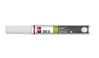 Marabu Acrylmarker Deco Painter 2 - 4 mm, Weiss - Strichstärke: 2 - 4 mm - Verpackungseinheit: 1 Stück - Oberfläche: Metall - Kunststoff - Holz - Terrakotta - Gips - Papier - Set: Nein - Detailfarbe: Weiss - Eigenschaft-Stift: Lichtbeständig - Deckend - S