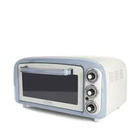 Ariete Backofen Vintage 18 l, Blau - Funktionen: Backen - Grill - Auftauen - Kochen - Ausstattung: Timer-Funktion - Ausfahrbarer Grillrost - Schalter für Unter- und Oberhitze - Grosses Sichtfenster - Breite: 40 cm - Höhe: 24.5 cm - Tiefe: 47.5 cm - Detail