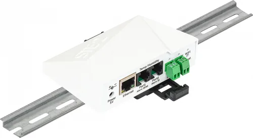 HWgroup Temperatur-Sensor SNMP, WLAN, PoE HWg-STE2-R2-Kit - Modultyp: Gateway-Modul - Schnittstellen: RJ-45 (LAN) - WLAN - Remote Zugriff Art: Ethernet - WLAN