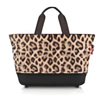 Reisenthel Tasche Shoppingbasket Leo macchiato - Breite: 48 cm - Detailfarbe: Braun - Material: Polyester - Recycled PET - Höhe: 28 cm - Länge: 33 cm