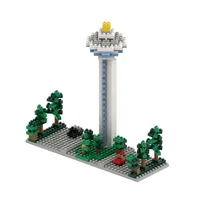 BRIXIES Bausteinmodell Changi Flughafenturm aus 240 Bausteinen - Anzahl Teile: 240 Teile - Altersempfehlung ab: 8 Jahren - Kategorie: Gebäude / Bauwerk - Material: Kunststoff