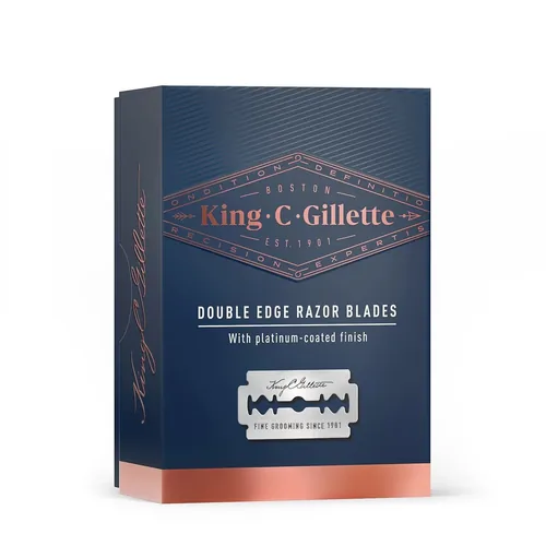 Gillette King C. razor blades 10 pc(s) Stainless steel Men