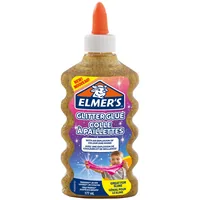 Elmers Bastelkleber Glitter Glue 177 ml, Gold - Eigenschaft: Dickflüssig - Geeignete Oberflächen: Universal - Packungsgrösse: 177 ml - Art: Bastelkleber - Detailfarbe: Gold