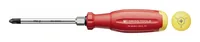 PB Swiss Tools Schraubenzieher SwissGrip Evo PB 38190.2-100 S Rot - Schraubenziehertyp: Kreuzschlitz - Phillips - Anwendungsbereich: Universal - Werkstatt - Grösse: 2