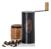 AdHoc Kaffeemühle Mrs. Bean Braun/Schwarz - Detailfarbe: Braun - Schwarz - Ausstattung: Mahlfunktion - Mahlwerk: Manuelles Mahlwerk - Fassungsvermögen: 48 g
