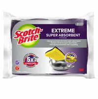 Scotch-Brite Extreme sponge Rectangular Foam Black, Yellow 2 pc(s)