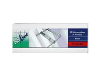 BÜROLINE Heftverschlüsse 8.0cm 608241 Metall 50 Stück