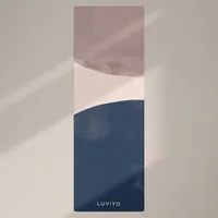 Luviyo All-In-One Yogamatte Oasis - Breite: 61 cm - Nachhaltigkeit: Nicht angegeben - Länge: 178 cm - Sportart: Lifestyle - Farbe: Mehrfarbig - Dicke: 3 cm