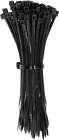 Max Hauri Kabelbinder 100 Stück Schwarz 100 mm x 2.5 mm - Breite: 2.5 mm - Länge: 100 mm - Produkttyp: Kabelbinder - Ausstattung Kabelmanagement: Keine - Verpackungseinheit: 100 Stück - Material: Kunststoff