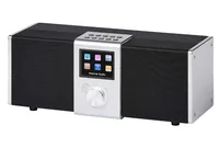 Noxon DAB+ Radio Nova 2 Schwarz/Silber - Radio Tuner: Internetradio - FM - DAB+ - AM - Stromversorgung: Netzbetrieb - Detailfarbe: Silber - Schwarz - Ausstattung: Fernbedienung - App - Typ: Tischradio