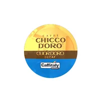 Chicco d'Oro Kaffeekapseln Caffitaly System Cuor d'Oro decaf 40 Stück - Entkoffeiniert: Ja - Produktionsland: Italien - Packungsgrösse: 40 Stück - Geschmacksrichtung: Keine - Getränkeart: Café Crème - Kaffeeart: Caffitaly