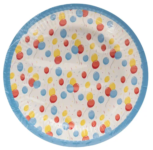 PRO nappe Einwegteller Geburtstag 10 Stück, Mehrfarbig - Produkttyp: Einwegteller - Materialtyp: Papier - Material: Karton - Detailfarbe: Mehrfarbig - Verpackungseinheit: 10 Stück