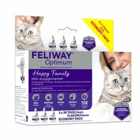 Feliway Wohlbefinden Optimum Nachfüllflakon, 3 x 48 ml - Produkttyp: Wohlbefinden - Tierart: Katze