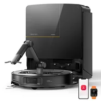 Roborock Saug- und Wischroboter Saros Z70 Schwarz - Ladezeit: 150 min - Fernbedienung: Smartphone (WLAN) - Detailfarbe: Schwarz - Filtertyp: Staubfilter - Max. Laufzeit: 180 min - Nasswischfunktion: Ja