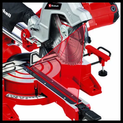 Zug-Kapp-und Gehrungssäge TC-SM 254