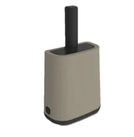 Rotho Biala Schaufel mit Halter, Cappuccino - Breite: 9.1 cm - Höhe: 29 cm - Tiefe: 16.2 cm - Detailfarbe: Hellbeige - Produkttyp: Streuschaufel - Tierart: Katze
