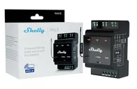 Shelly Relais ""Wave"" Hutschiene Pro 3 Relais max. 48 A 3 Phasen 3x 16A Z-Wave