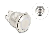 DeLOCK 20977 push-button panel Silver