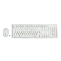 Logilink Tastatur Wireless 2,4GHz mit Maus white