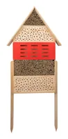 Windhager Insektenhotel High-Rise - Tierart: Insekten - Produkttyp: Insektenhotel - Gartentier: Marienkäfer - Ohrwurm - Florfliege - Wildbiene