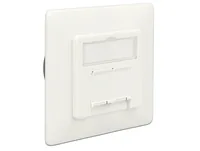 Netzwerk Anschlussdose Unterputz 2 Port RJ45 Cat.6A LSA