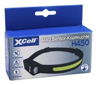 XCell Akku-LED-Sensor-Kopfleuchte H450 Spot-u. Fläschenlicht