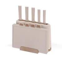 Maestro MR-1412-BEIGE posata da cucina e set di coltelli 6 pz