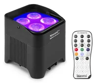 BeamZ Pro PAR-Bar BBP54 Akku Uplight - Typ: PAR Scheinwerfer - Leuchtmittel: UV - LED - Ausstattung: Integrierter Akku - Wasserdicht IP65 - Farbwechsler - DMX-fähig - Inkl. Fernbedienung