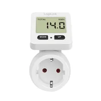 Logilink Energiekosten Messgerät, Display 180 drehbar, weiß