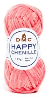 DMC Wolle Happy Chenille Rosa, 38 m - Packungsgrösse: 1 Stück - Waschbar bei: 40 °C - Länge: 38 m - Detailfarbe: Rosa - Material: Polyester - Nadelstärke: 3 mm