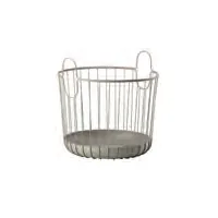 Zone Denmark Aufbewahrungskorb Inu Ø 40.6 cm, Taupe - Materialtyp: Metall - Material: Eisen - Detailfarbe: Taupe - Produkttyp: Aufbewahrungskorb
