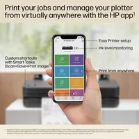 HP Designjet T650 24-in Printer imprimante grand format Wifi A jet d'encre thermique Couleur 2400 x 1200 DPI A1 (594 x 841 mm) Ethernet/LAN