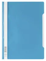 DURABLE Schnellhefter A4 Blau, 50 Stück - Typ: Schnellhefter - Ausstattung: Keine - Detailfarbe: Blau - Transparent - Material: Polypropylen (PP)