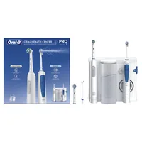 Oral-B Center OxyJet Reinigungssystem - Munddusche + Oral-B Pro 1 (weiß)