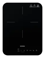 Severin Induktionskochplatte KP 1032 2000 W - Kochfeldtyp: Glaskeramik - Anzahl Herdplatten: 1 - Breite: 28 cm - Höhe: 4.2 cm - Ausstattung: Schnellaufheizung - Sicherheitsabschaltung - Timer-Funktion - Eingangsspannung: 220-240 V