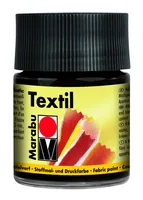 Marabu Textilfarbe 50 ml, Schwarz - Art: Textilfarbe - Detailfarbe: Schwarz - Set: Nein - Verpackungseinheit: 1 Stück