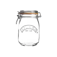 Kilner Einmachglas rund 1000 ml, 1 Stück - Produkttyp: Einmachglas - Detailfarbe: Transparent - Mikrowellenfest: Nein - Spülmaschinenfest: Nein - Set: Nein - Verpackungseinheit: 1 Stück