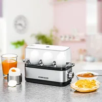Rommelsbacher ER 300 Pentolino per uova 3 uovo/uova 300 W Acciaio inox, Trasparente