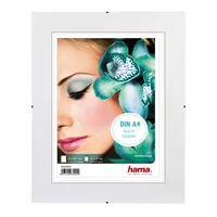 Hama Bilderrahmen Clip-Fix Transparent, 15 x 21 cm - Bildformat: 15 x 21 cm - Rahmenformat: 21 x 29.7 cm - Detailfarbe: Transparent - Detailmaterial: Polystyrol (PS) - Grundmaterial: Kunststoff