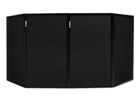 Vonyx Screen DB2B Schwarz - Produkttyp: Trennwand - Grundfarbe: Schwarz
