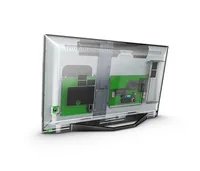 Philips Gefängnis-TV 24HFL3014P/12 24 - Bildschirmdiagonale: 24  - Auflösung: 1366 x 768 (WXGA) - Tuner-Signal: DVB-T2 (terrestrisch) - DVB-T (terrestrisch) - CI-Slot (x1) - DVB-C (Kabel) - HEVC FHD (1080p) - Detailfarbe: Schwarz - Bildschirmtechnologie: 