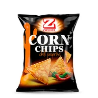 Zweifel Corn Chips Chili Paprika 125 g - Produkttyp: Nacho & Spezialitäten Chips - Nährwertangabe pro: 100 g - Energiegehalt (in kj): 1960 KJ - Energiegehalt (in kcal): 467 Kcal - Fett: 22 g - Davon gesättigte Fettsäuren: 2.5 g