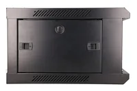 Extralink 4U 600X450 WALL-MOUNTED RACKMOUNT CABINET BLACK Wandmontiertes Regal Schwarz