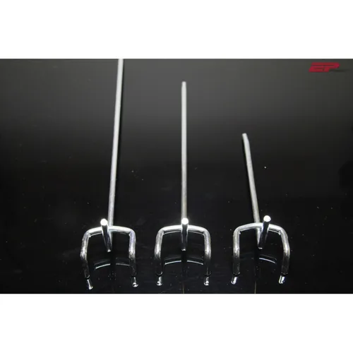 EP Einfachhaken für Lochwände, verzinkt, 25 mm/10 cm, 10 Stück - Produkttyp: Lochhaken