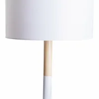 Näve Tischleuchte «Tessile» h: 37 cm Weiss - Betriebsart: Netzbetrieb - Lampensockel: E14 - Farbtemperatur Kelvin: Je nach Leuchtmittel - Zusätzliche Ausstattung: Keine - Gesamtleistung: 40 W - Dimmbar: nicht dimmbar