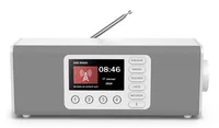 Hama Digitalradio DR2002 Weiss - Widerstandsfähigkeit: Keine Angabe - Radio Tuner: DAB - DAB+ - Stromversorgung: Netzbetrieb - Detailfarbe: Weiss - Streaming Formate: Keine - Ausstattung: Display - Weckfunktion