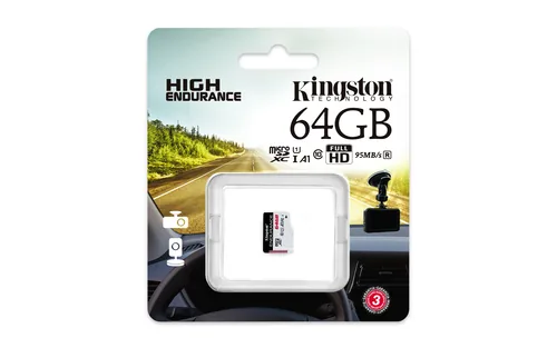 Kingston Flash-Card High Endurance - microSDXC UHS-I - 64 GB