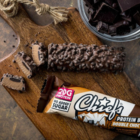CHIEFS Protein Bar Double Choc 8131 55g, 12 Stk.