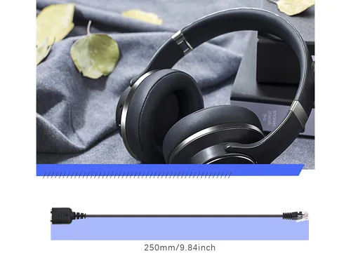 Equip Telefonkabel RJ9->2x3.5mm StBu 0.25m schwarz