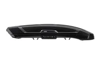 Thule Dachbox Vector M - Anzahl Skier: 5 - Anzahl Snowboards: 4 - Detailfarbe: Schwarz glanz - Volumen: 360 l - Belastbarkeit: 75 kg